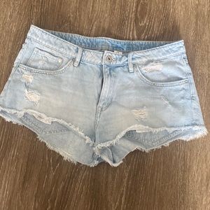 High rise h&m jean shorts